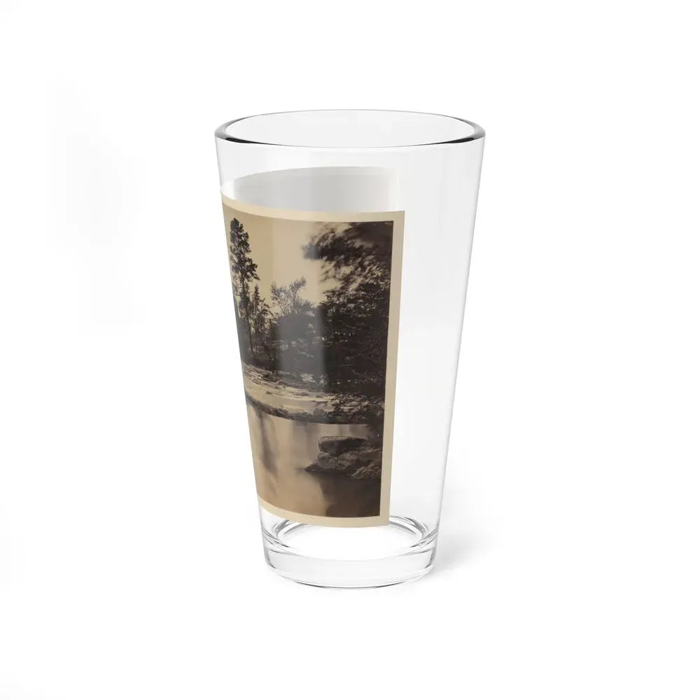 Fallen Tree Across Hazel River, Virginia (U.S. Civil War) Pint Glass 16oz - Go Mug Yourself