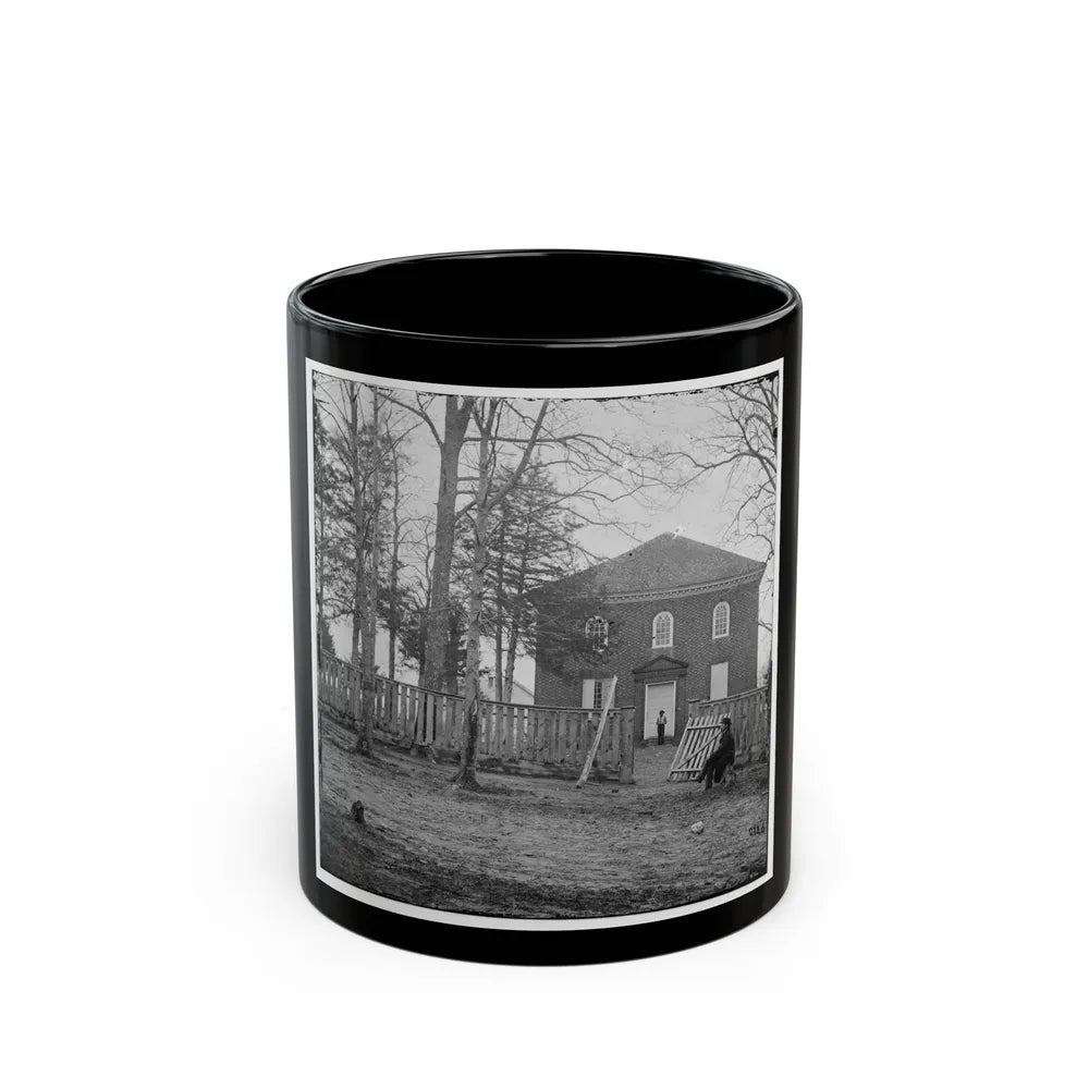 Falls Church, Va. The Church (U.S. Civil War) Black Coffee Mug-11oz-Go Mug Yourself