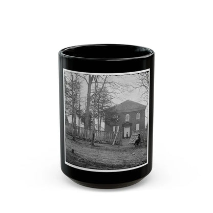 Falls Church, Va. The Church (U.S. Civil War) Black Coffee Mug-15oz-Go Mug Yourself