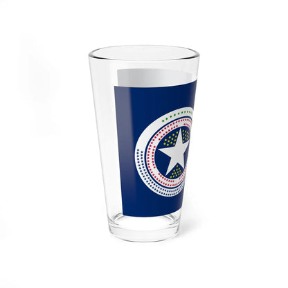 Falls County Sesquicentennial Flag (United States) Pint Glass 16oz - Go Mug Yourself