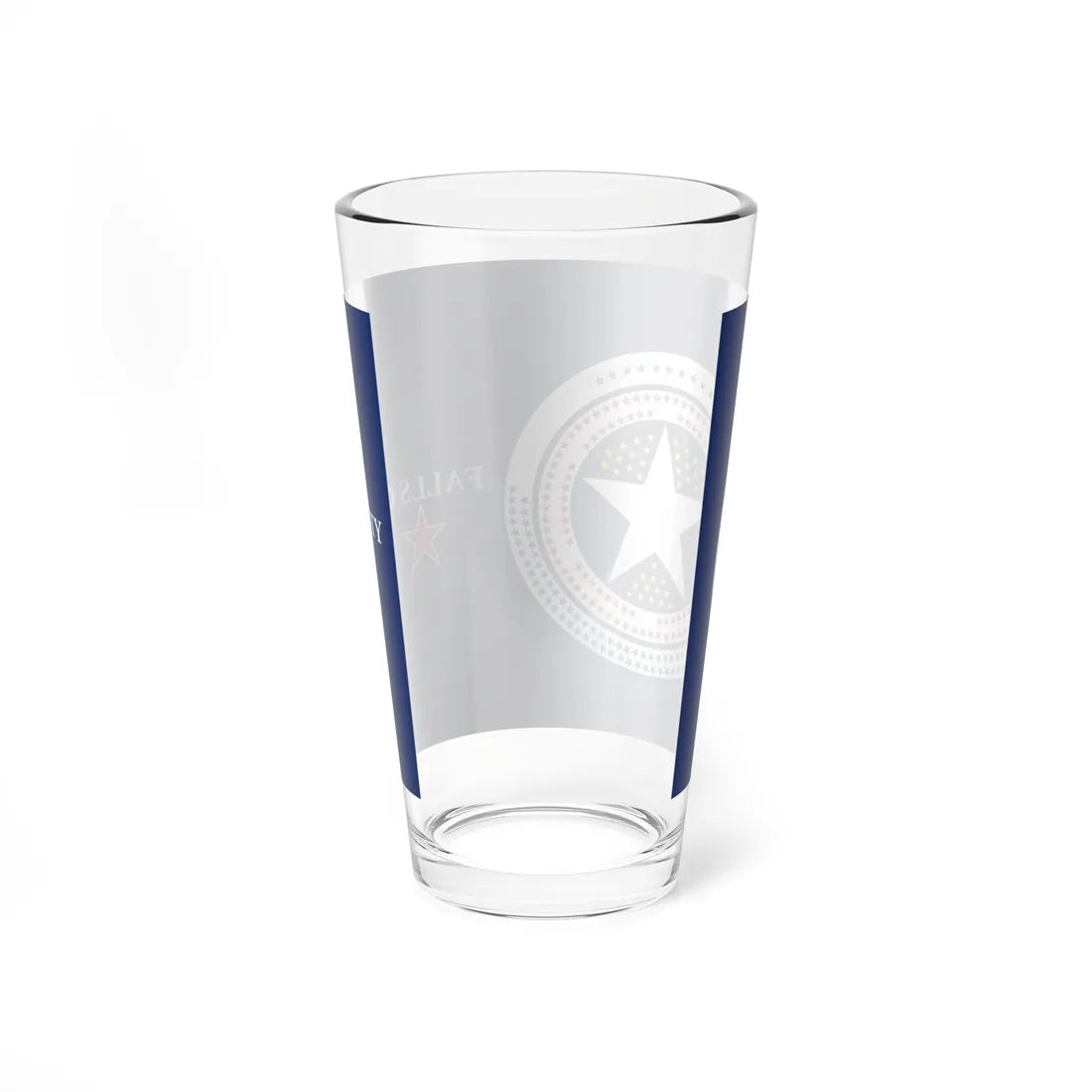 Falls County Sesquicentennial Flag (United States) Pint Glass 16oz - Go Mug Yourself