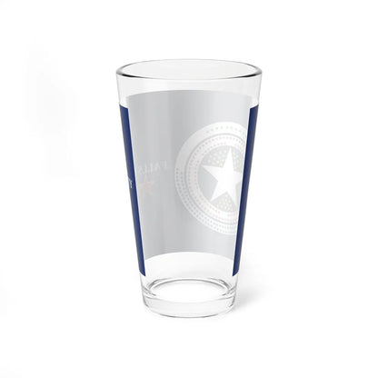 Falls County Sesquicentennial Flag (United States) Pint Glass 16oz - Go Mug Yourself