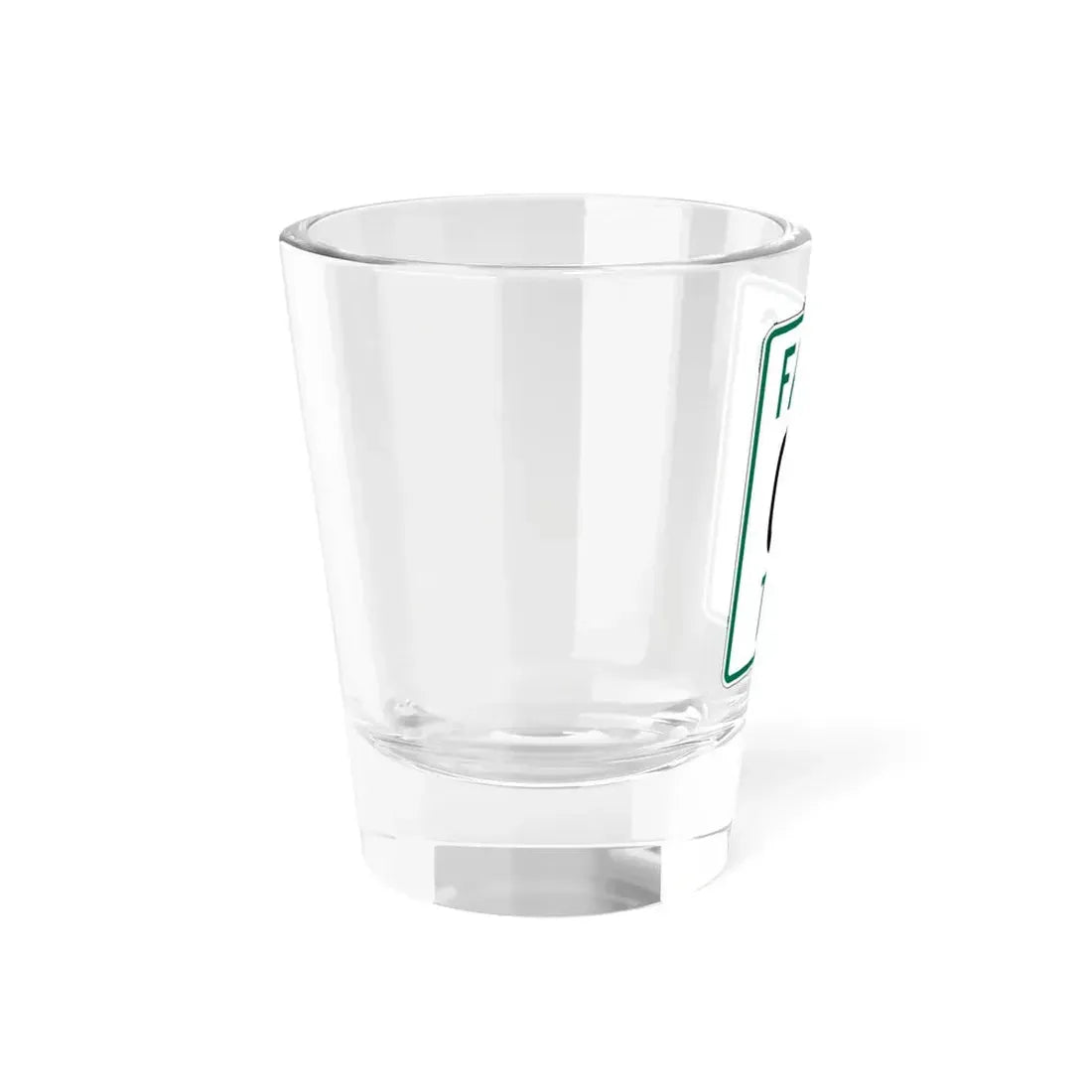 Falls Township Hocking County Ohio route shield template (Ohio) (Road Sign) Shot Glass 1.5oz - Go Mug Yourself