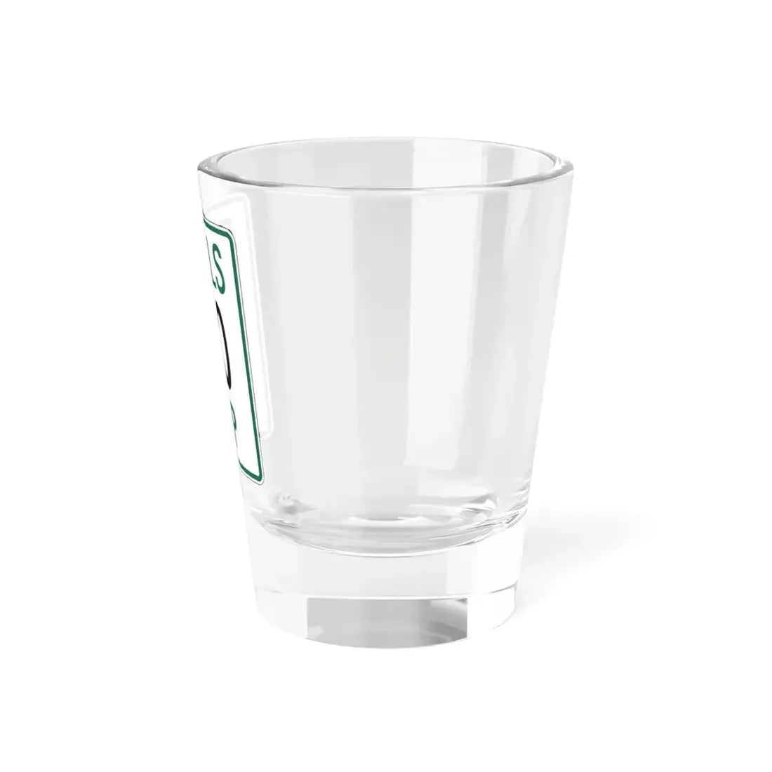 Falls Township Hocking County Ohio route shield template (Ohio) (Road Sign) Shot Glass 1.5oz - Go Mug Yourself