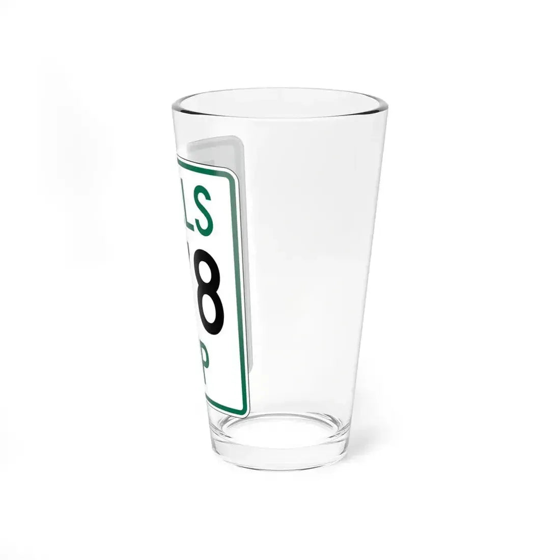 Falls Township Route 378 Hocking County Ohio (Ohio) (Road Sign) Pint Glass 16oz - Go Mug Yourself