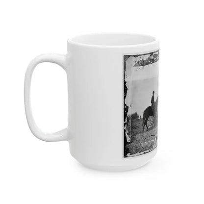 Falmouth, Va. Aides De Camp To Gen. Joseph Hooker  Capts. William L. Candler, Harry Russell, And Alexander Moore (U.S. Civil War) White Coffee Mug - Go Mug Yourself
