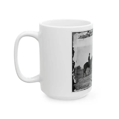 Falmouth, Va. Aides De Camp To Gen. Joseph Hooker  Capts. William L. Candler, Harry Russell, And Alexander Moore (U.S. Civil War) White Coffee Mug - Go Mug Yourself