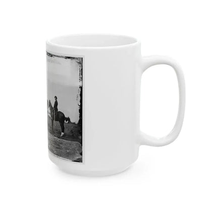 Falmouth, Va. Aides De Camp To Gen. Joseph Hooker  Capts. William L. Candler, Harry Russell, And Alexander Moore (U.S. Civil War) White Coffee Mug - Go Mug Yourself