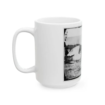 Falmouth, Va. Capt. Charles H. Howard, Aide To Gen. Oliver O. Howard, On Horseback At Army Of The Potomac Headquarters (U.S. Civil War) White Coffee Mug - Go Mug Yourself