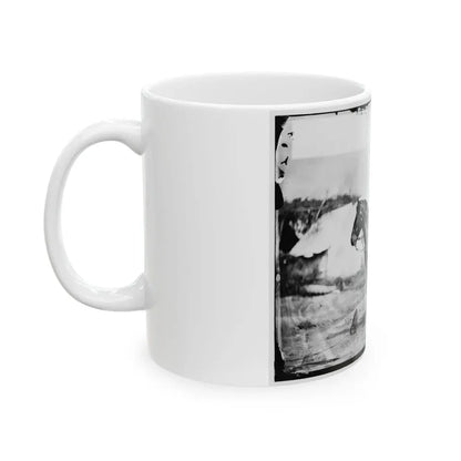 Falmouth, Va. Capt. Charles H. Howard, Aide To Gen. Oliver O. Howard, On Horseback At Army Of The Potomac Headquarters (U.S. Civil War) White Coffee Mug - Go Mug Yourself