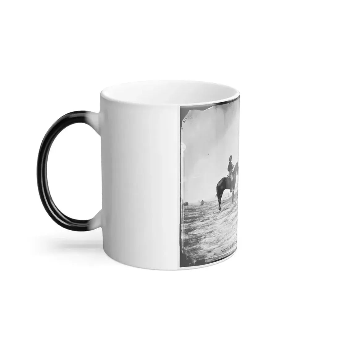 Falmouth, Va. Capt. George A. Custer and Gen. Alfred Pleasonton on Horseback (U.S. Civil War) Color Changing Coffee Mug 11oz - Go Mug Yourself