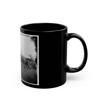 Falmouth, Va. Drum Corps Of 61st New York Infantry (U.S. Civil War) Black Coffee Mug - Go Mug Yourself