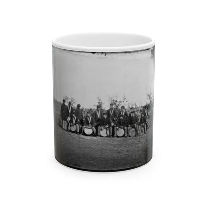 Falmouth, Va. Drum Corps Of 61st New York Infantry (U.S. Civil War) White Coffee Mug 11oz - Go Mug Yourself