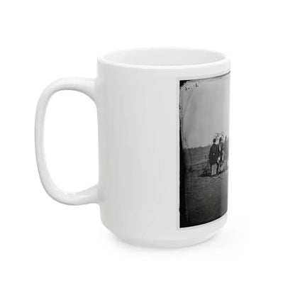 Falmouth, Va. Drum Corps Of 61st New York Infantry (U.S. Civil War) White Coffee Mug - Go Mug Yourself
