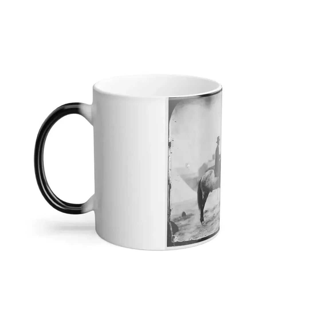 Falmouth, Va. Gen. Alfred Pleasonton on Horseback (U.S. Civil War) Color Changing Coffee Mug 11oz - Go Mug Yourself