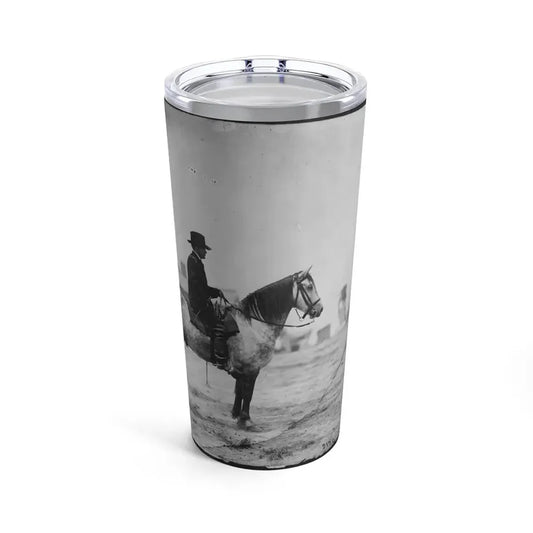 Falmouth, Va. Gen. Alfred Pleasonton On Horseback (U.S. Civil War) Tumbler 20oz 20oz - Go Mug Yourself