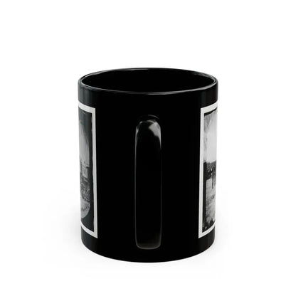 Falmouth, Va. Men And Wagons Of The Engineer Corps Ambulance Train (U.S. Civil War) Black Coffee Mug - Go Mug Yourself