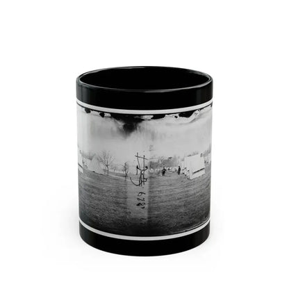 Falmouth, Va., Vicinity. Balloon Camp (U.S. Civil War) Black Coffee Mug 11oz - Go Mug Yourself