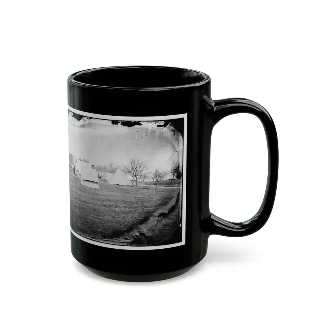 Falmouth, Va., Vicinity. Balloon Camp (U.S. Civil War) Black Coffee Mug - Go Mug Yourself