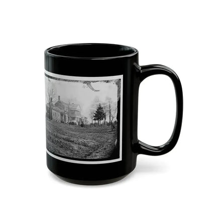 Falmouth, Va., Vicinity. Major Lacy's House Opposite Fredericksburg (U.S. Civil War) Black Coffee Mug - Go Mug Yourself