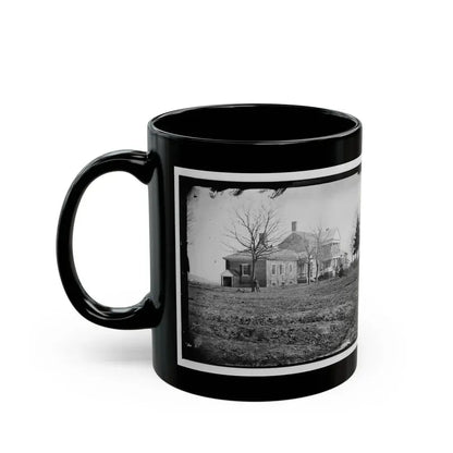 Falmouth, Va., Vicinity. Major Lacy's House Opposite Fredericksburg (U.S. Civil War) Black Coffee Mug - Go Mug Yourself