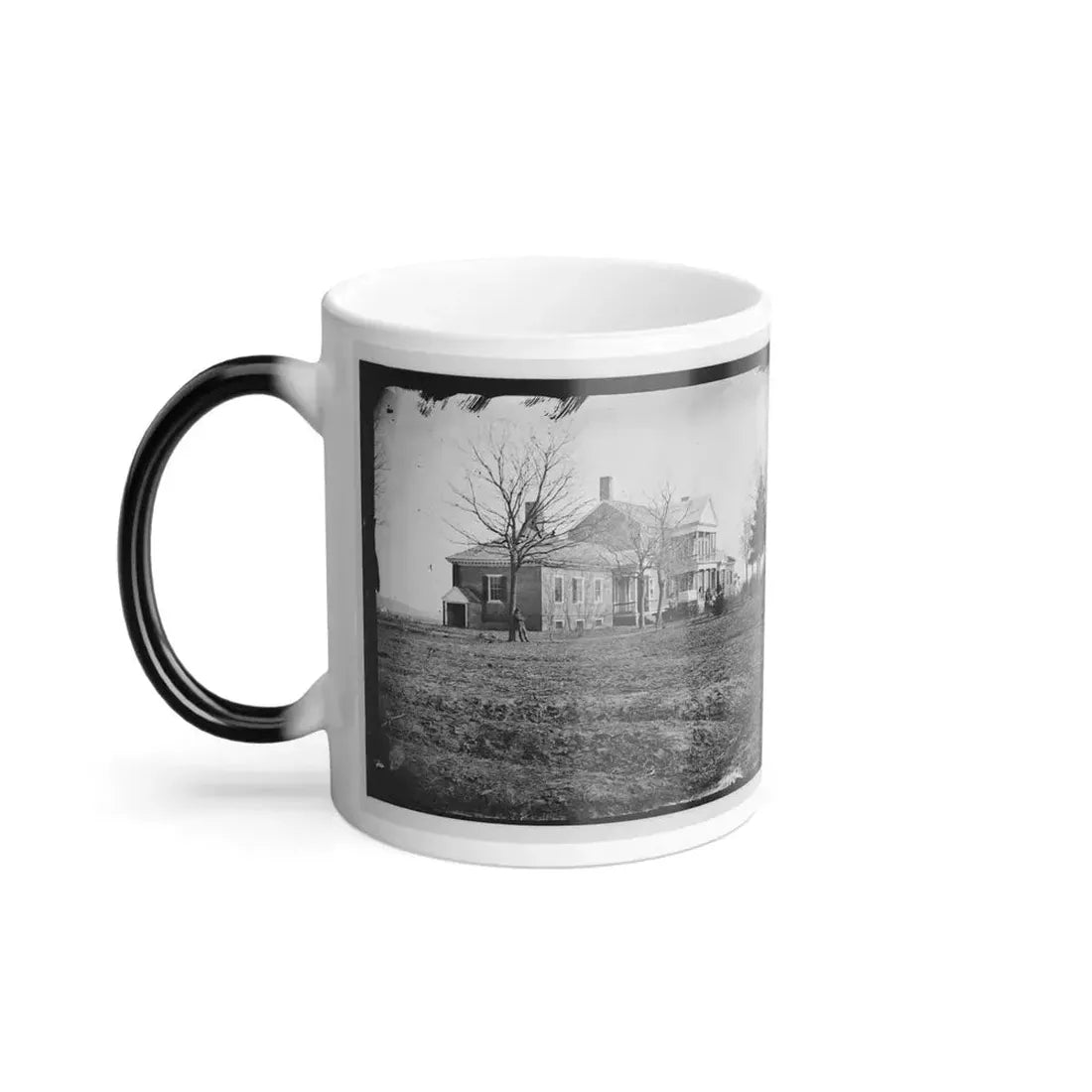 Falmouth, Va., Vicinity. Major Lacy's House Opposite Fredericksburg (U.S. Civil War) Color Changing Coffee Mug 11oz - Go Mug Yourself