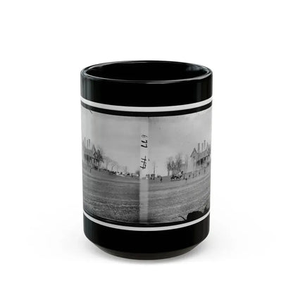Falmouth, Va., Vicinity. The Phillips House Immediately After The Fire (U.S. Civil War) Black Coffee Mug 15oz - Go Mug Yourself