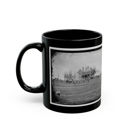 Falmouth, Va., Vicinity. The Phillips House Immediately After The Fire (U.S. Civil War) Black Coffee Mug - Go Mug Yourself