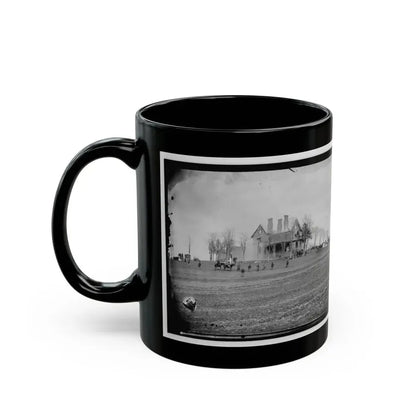 Falmouth, Va., Vicinity. The Phillips House Immediately After The Fire (U.S. Civil War) Black Coffee Mug - Go Mug Yourself