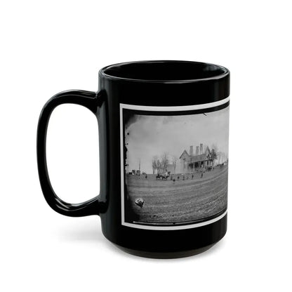 Falmouth, Va., Vicinity. The Phillips House Immediately After The Fire (U.S. Civil War) Black Coffee Mug - Go Mug Yourself