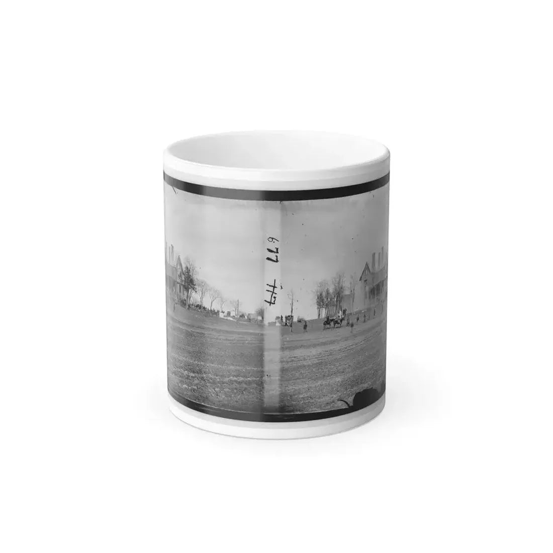 Falmouth, Va., Vicinity. The Phillips House Immediately After the Fire (U.S. Civil War) Color Changing Coffee Mug 11oz Default Title 11oz - Go Mug Yourself