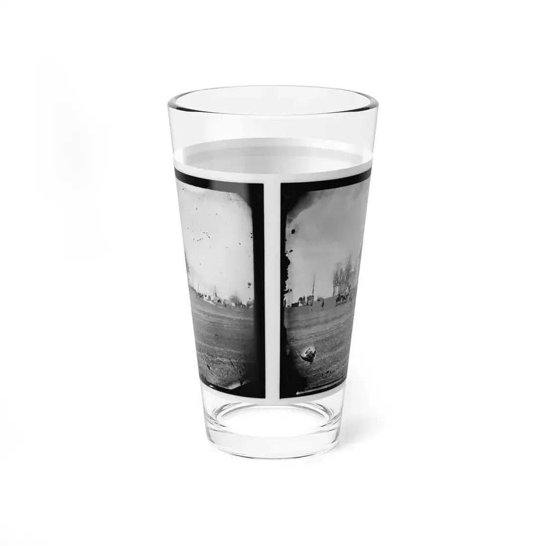 Falmouth, Va., Vicinity. The Phillips House Immediately After The Fire (U.S. Civil War) Pint Glass 16oz - Go Mug Yourself