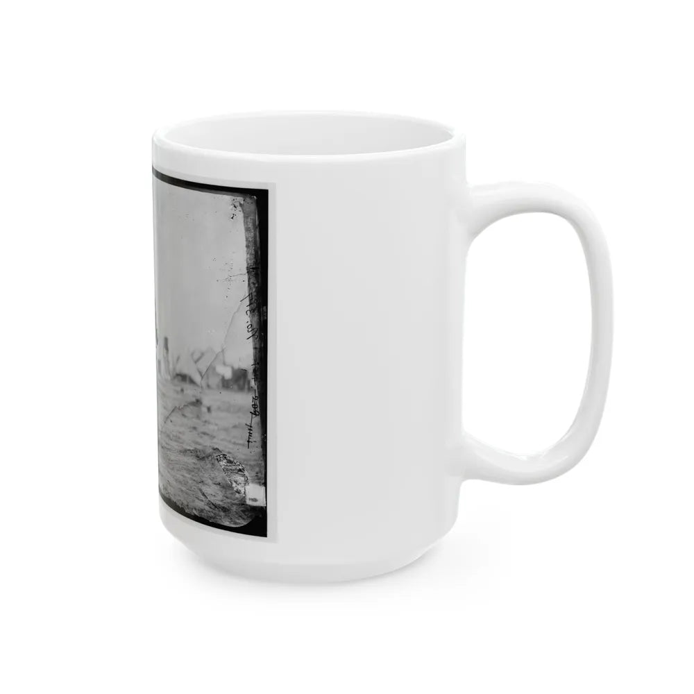 Falmouth, Va. Gen. Alfred Pleasonton On Horseback (U.S. Civil War) White Coffee Mug-Go Mug Yourself