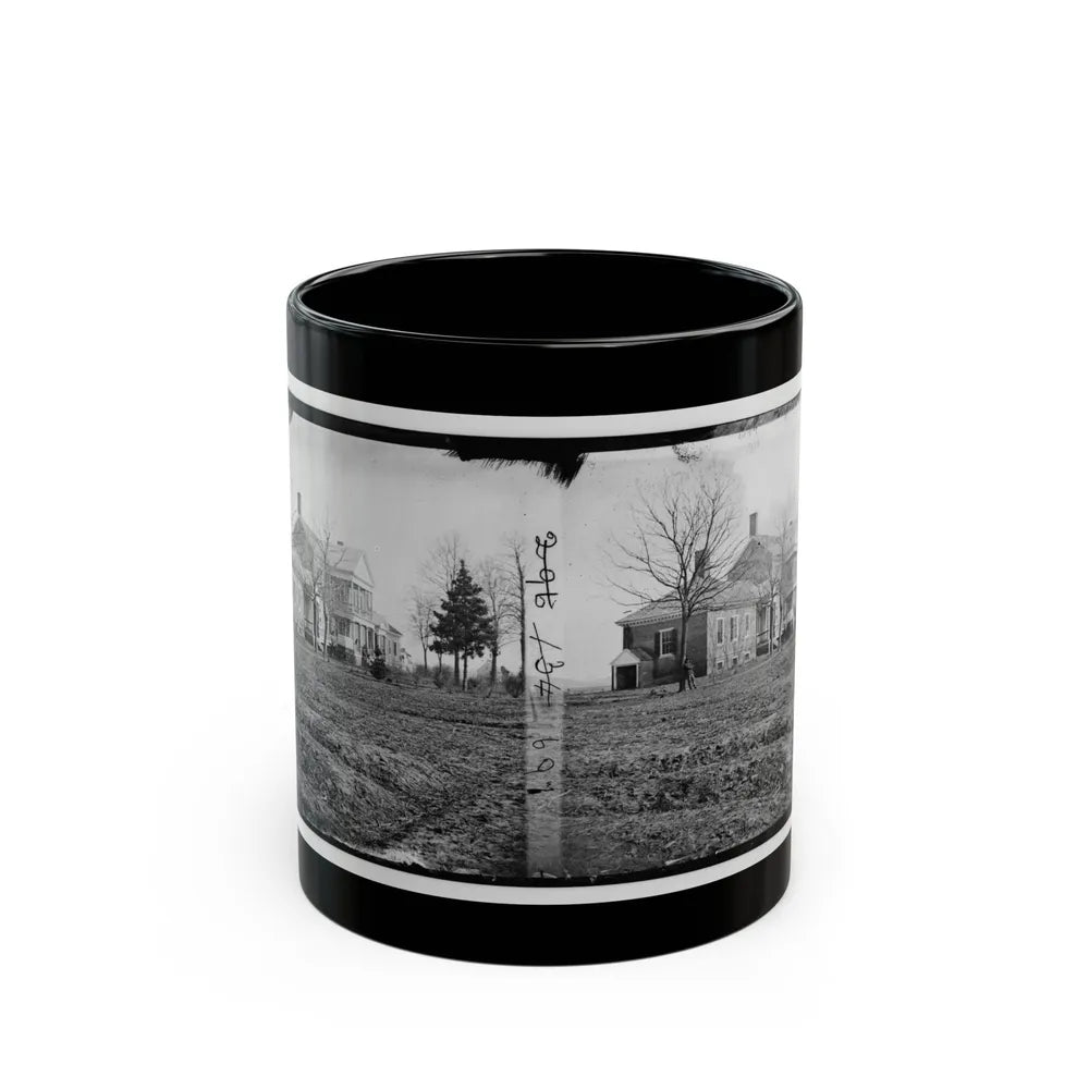 Falmouth, Va., Vicinity. Major Lacy's House Opposite Fredericksburg (U.S. Civil War) Black Coffee Mug-11oz-Go Mug Yourself