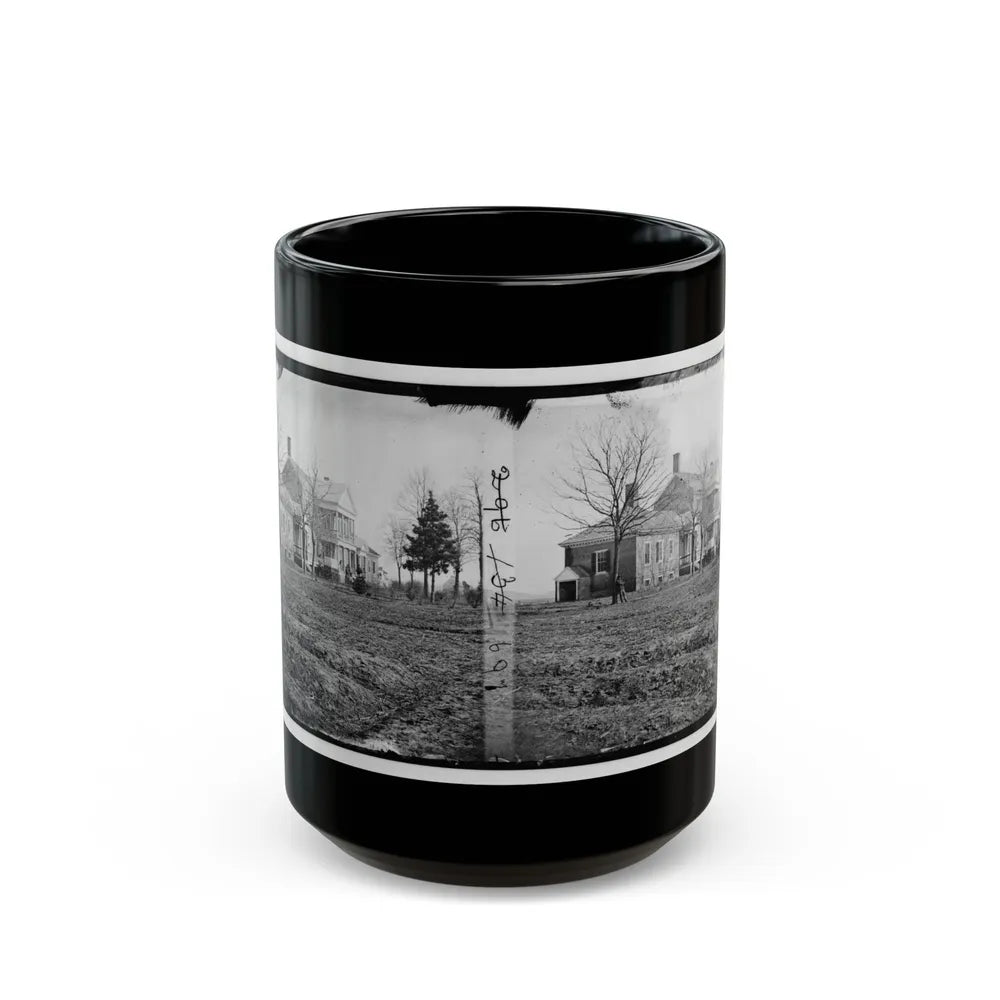 Falmouth, Va., Vicinity. Major Lacy's House Opposite Fredericksburg (U.S. Civil War) Black Coffee Mug-15oz-Go Mug Yourself