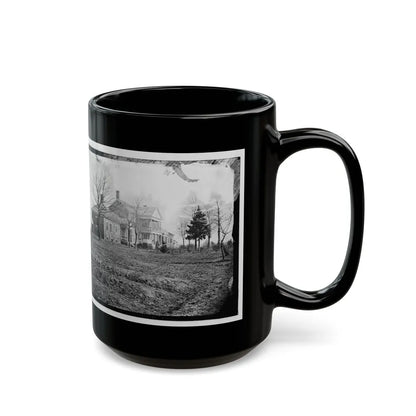 Falmouth, Va., Vicinity. Major Lacy's House Opposite Fredericksburg (U.S. Civil War) Black Coffee Mug-Go Mug Yourself