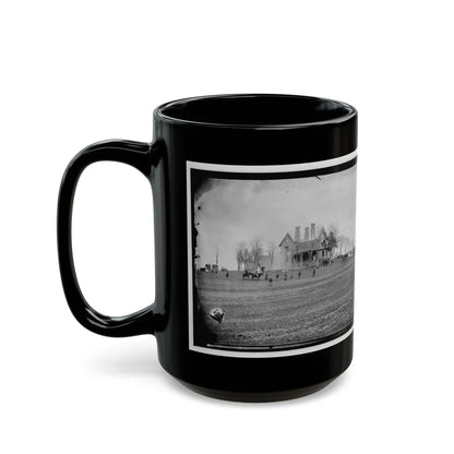 Falmouth, Va., Vicinity. The Phillips House Immediately After The Fire (U.S. Civil War) Black Coffee Mug-Go Mug Yourself