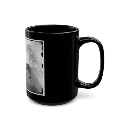 Falmouth, Virginia. Col. George Henry Sharpe's Horses, Headquarters, Army Of The Potomac (U.S. Civil War) Black Coffee Mug - Go Mug Yourself