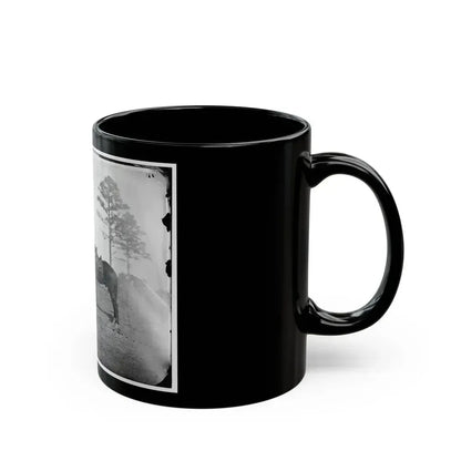 Falmouth, Virginia. Col. George Henry Sharpe's Horses, Headquarters, Army Of The Potomac (U.S. Civil War) Black Coffee Mug - Go Mug Yourself