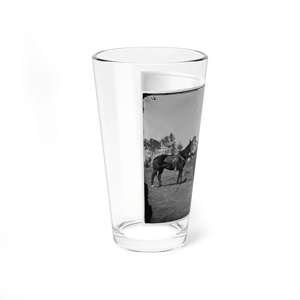 Falmouth, Virginia. Col. George Henry Sharpe's Horses, Headquarters, Army Of The Potomac (U.S. Civil War) Pint Glass 16oz-Go Mug Yourself