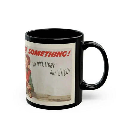 Falstaff's Got Something!, ad illustration - Black Coffee Mug - Go Mug Yourself