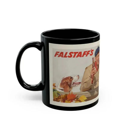 Falstaff's Got Something!, ad illustration - Black Coffee Mug - Go Mug Yourself