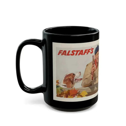 Falstaff's Got Something!, ad illustration - Black Coffee Mug - Go Mug Yourself
