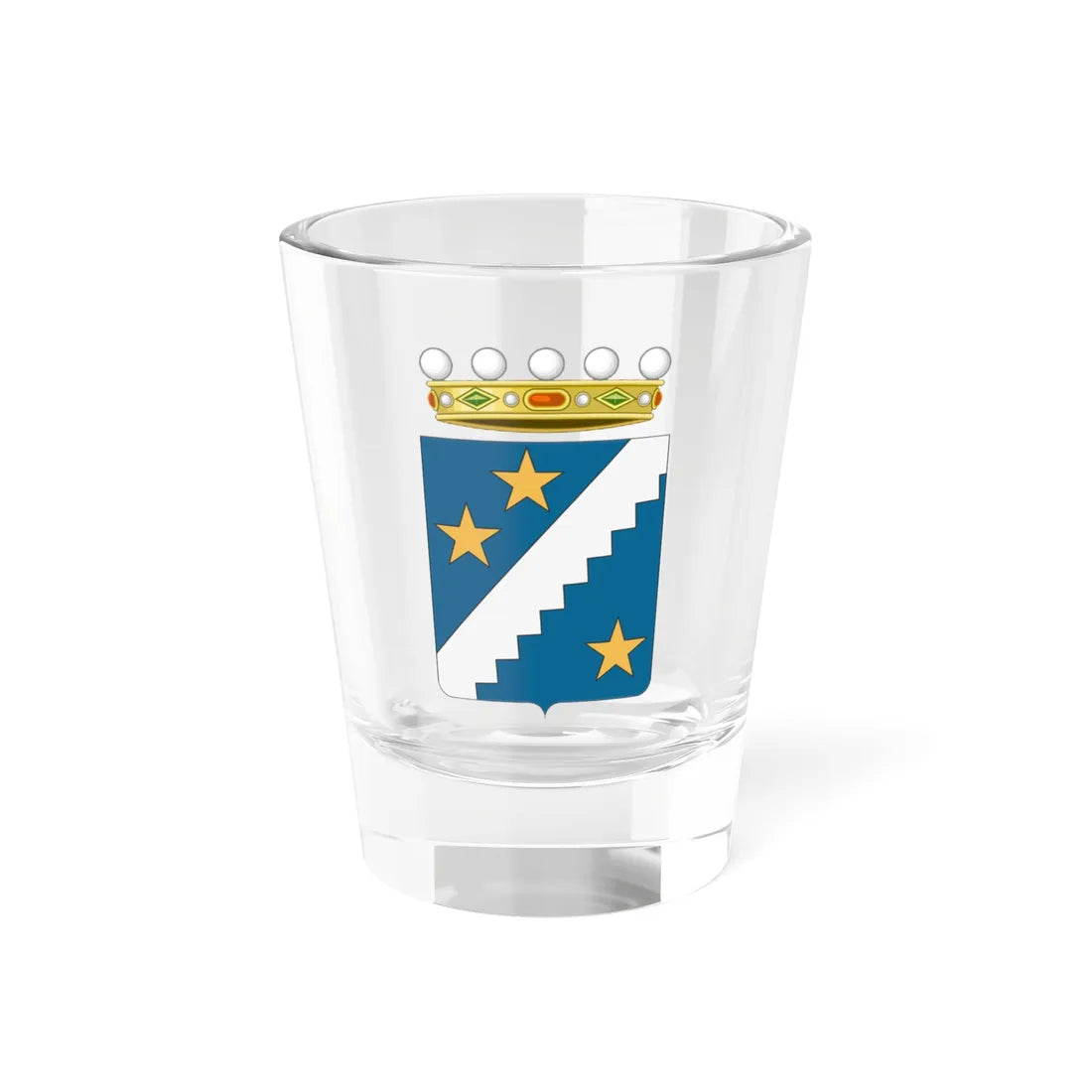Famiglia Zurlo-Stemma (Italy) (Coat of Arms) Shot Glass 1.5oz 1.5oz - Go Mug Yourself
