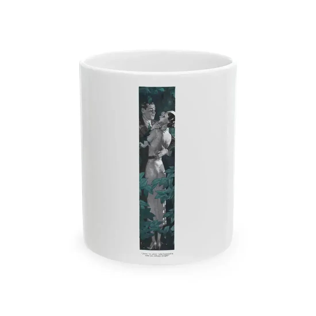 Family Affair (2), The American Magazine, June 1937 - White Coffee Mug 11oz - Go Mug Yourself