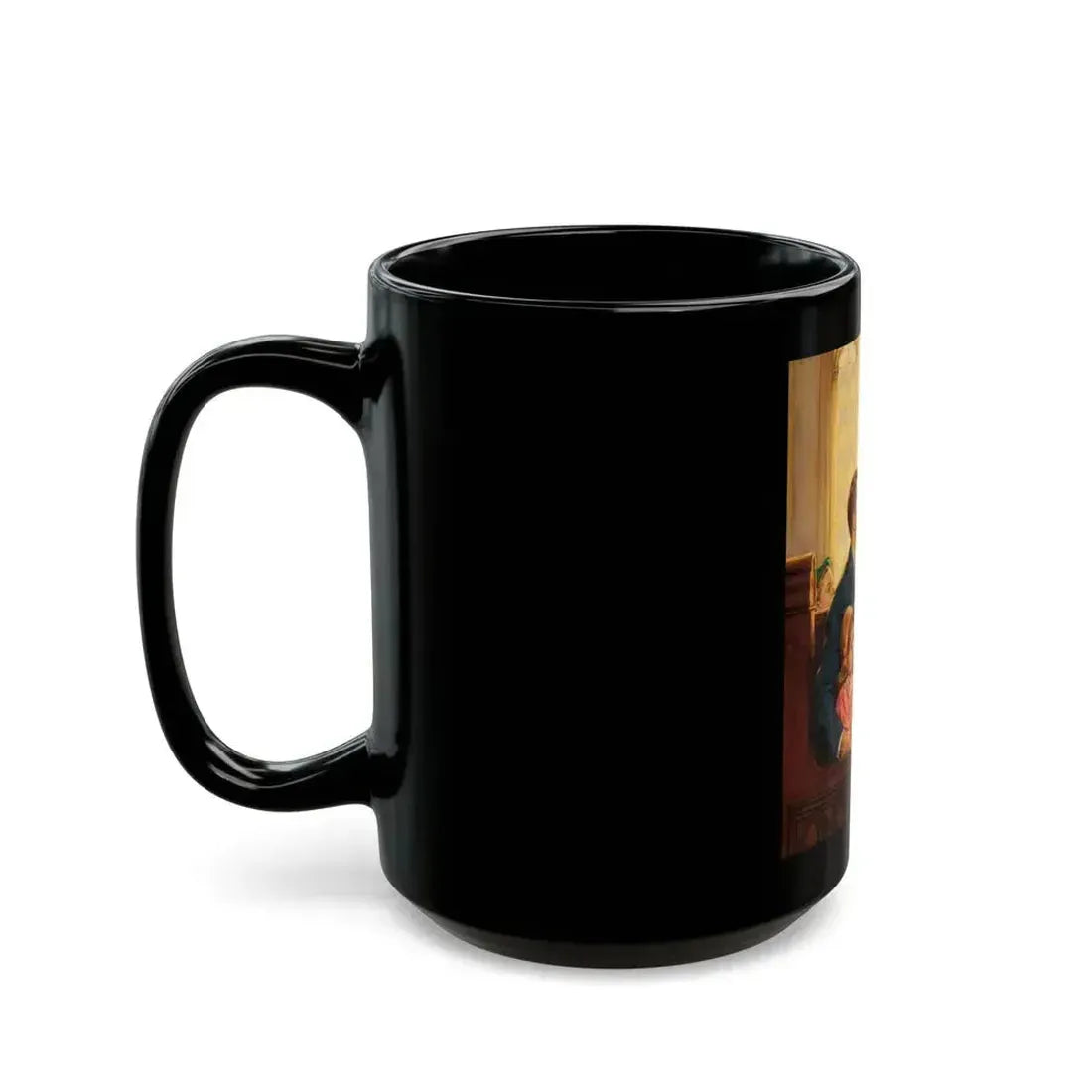 Family at Church - Black Coffee Mug - Go Mug Yourself