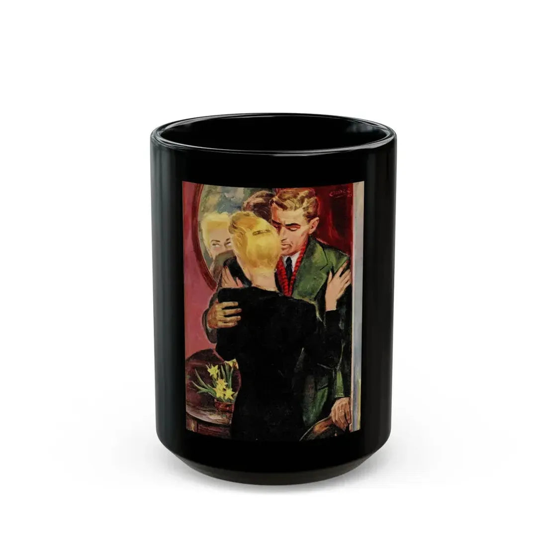 Family Circle Magazine, February 1947 - Black Coffee Mug 15oz - Go Mug Yourself