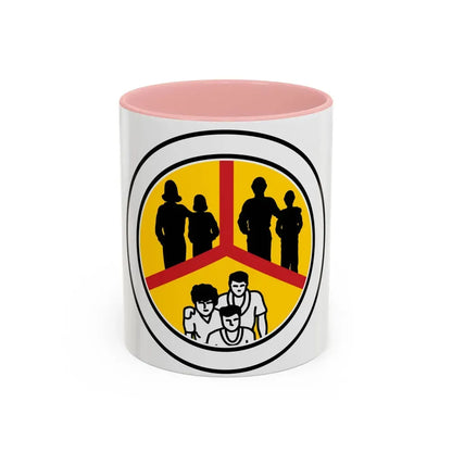Family Life (Boy Scout Merit Badge) Accent Coffee Mug 11oz Pink - Go Mug Yourself