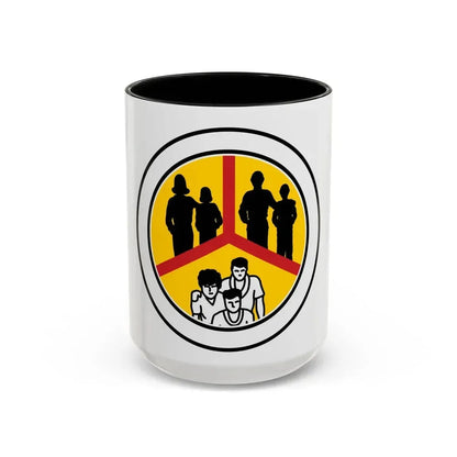Family Life (Boy Scout Merit Badge) Accent Coffee Mug 15oz Black - Go Mug Yourself