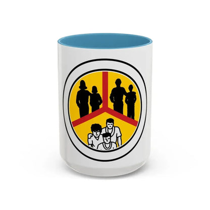 Family Life (Boy Scout Merit Badge) Accent Coffee Mug 15oz Light Blue - Go Mug Yourself